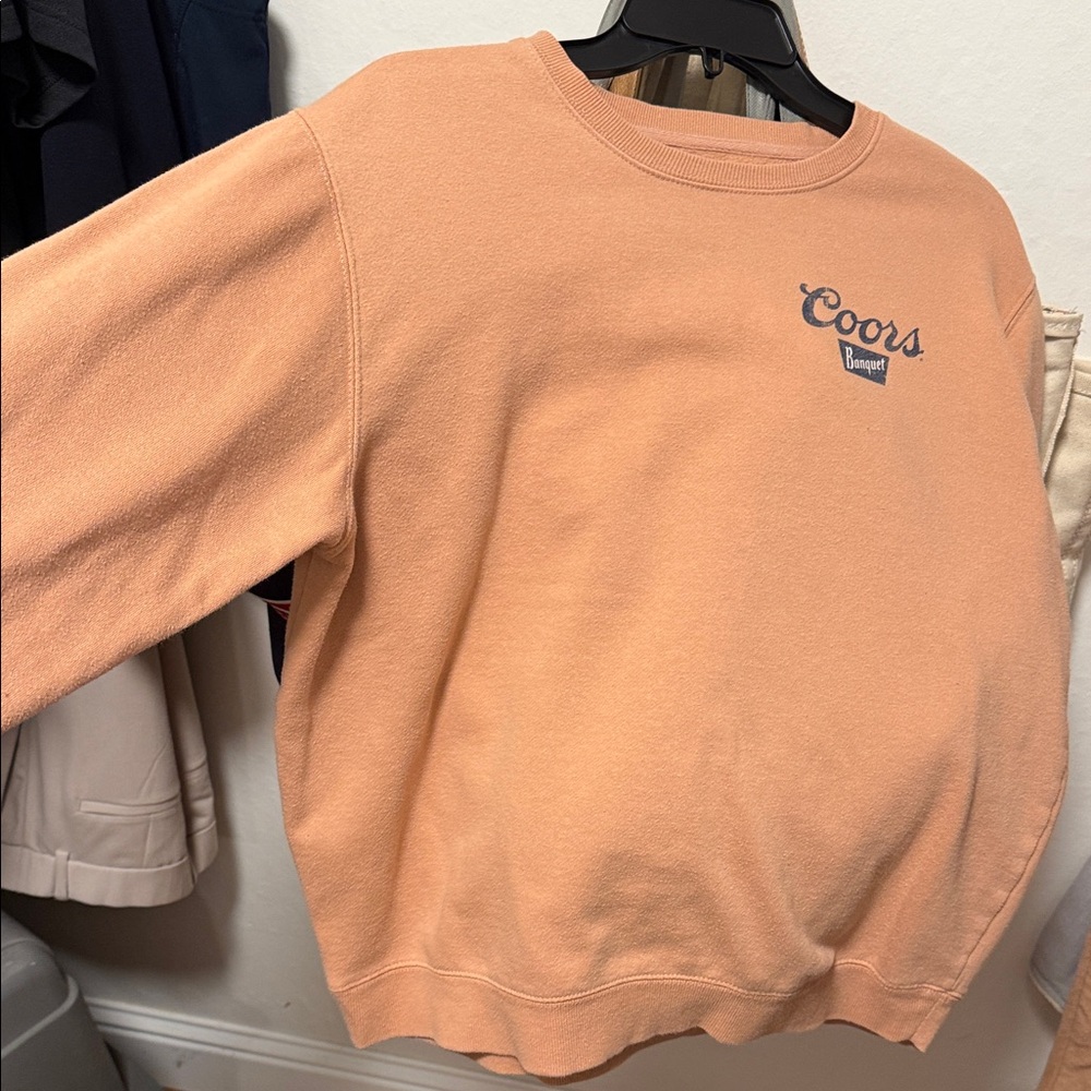 Coors Banquet Peach Crewneck